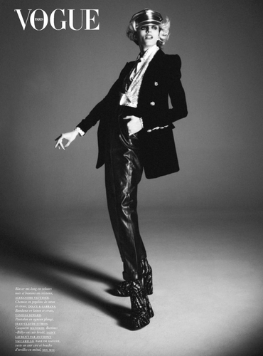 Vogue Paris/P: David Sims/S: Emmanuelle Alt/Cap for Manokhi