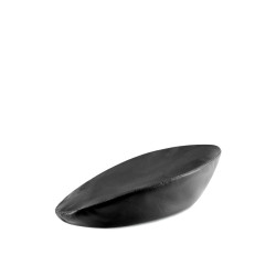 French Black Leather Beret