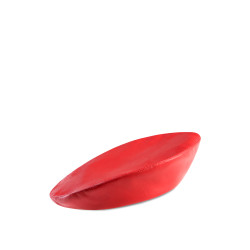 French Red Leather Beret