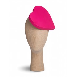 Heart Fuchsia Beret