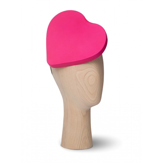 Heart Fuchsia Beret
