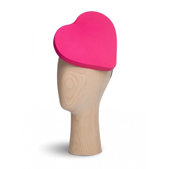 Heart Fuchsia Beret