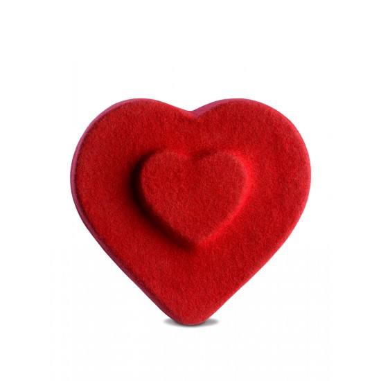 Heart Double Poppy Beret