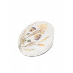 White Flowers Beret