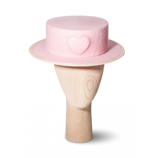 Pink Heart Hat