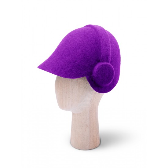 Headphones Purple Cap