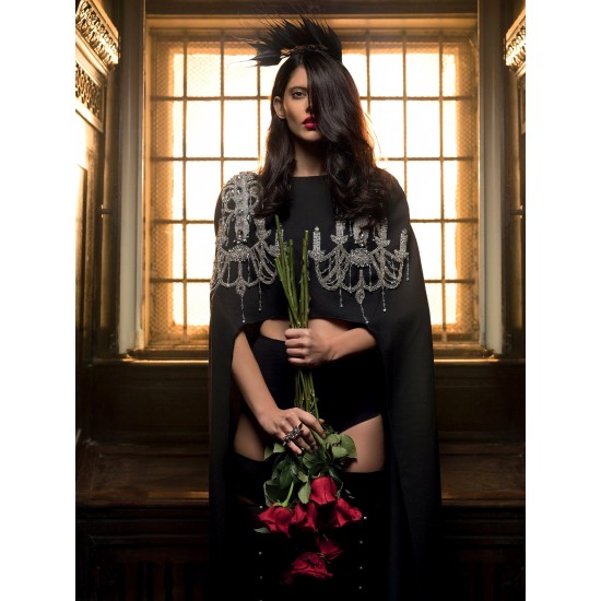 Wings Black Headband