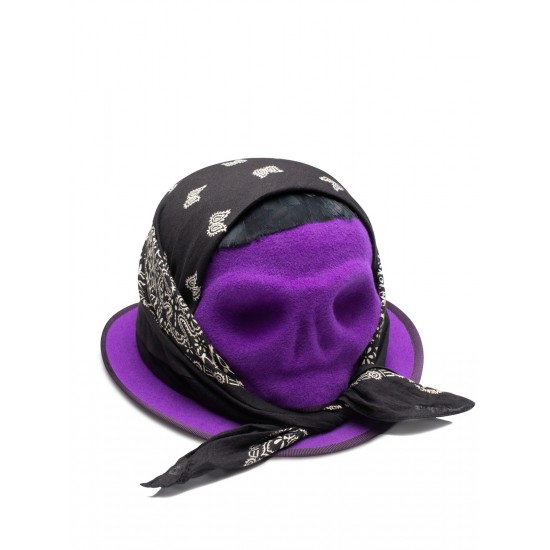 Skull With Black Bandana