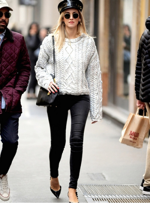 International blogger behind 'The Blonde Salad’ at MFW