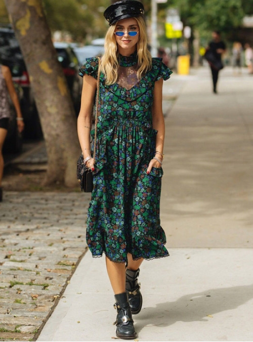 International blogger behind 'The Blonde Salad’ at NYFW